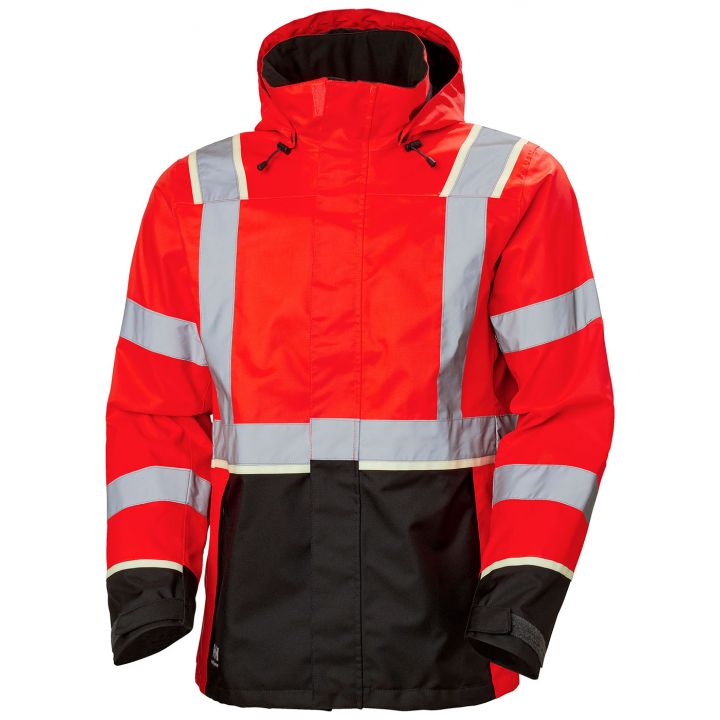 UC-ME SHELL JACKET - 169 HI VIS RED/EBONY
