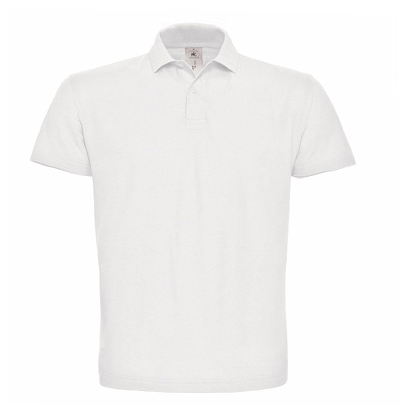 B&C Mens Short sleeved polo shirt with Rib Flat collar S,M,L,XL,XXL,3XL