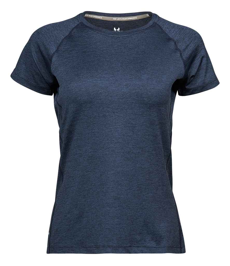 Tee Jays Ladies CoolDry™ T-Shirt - Navy Melange