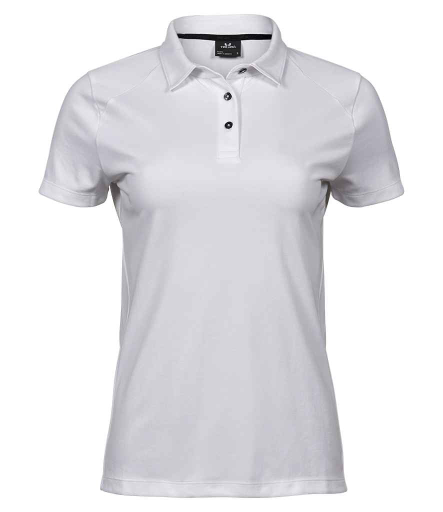 Tee Jays Ladies Luxury Sport Polo Shirt - White