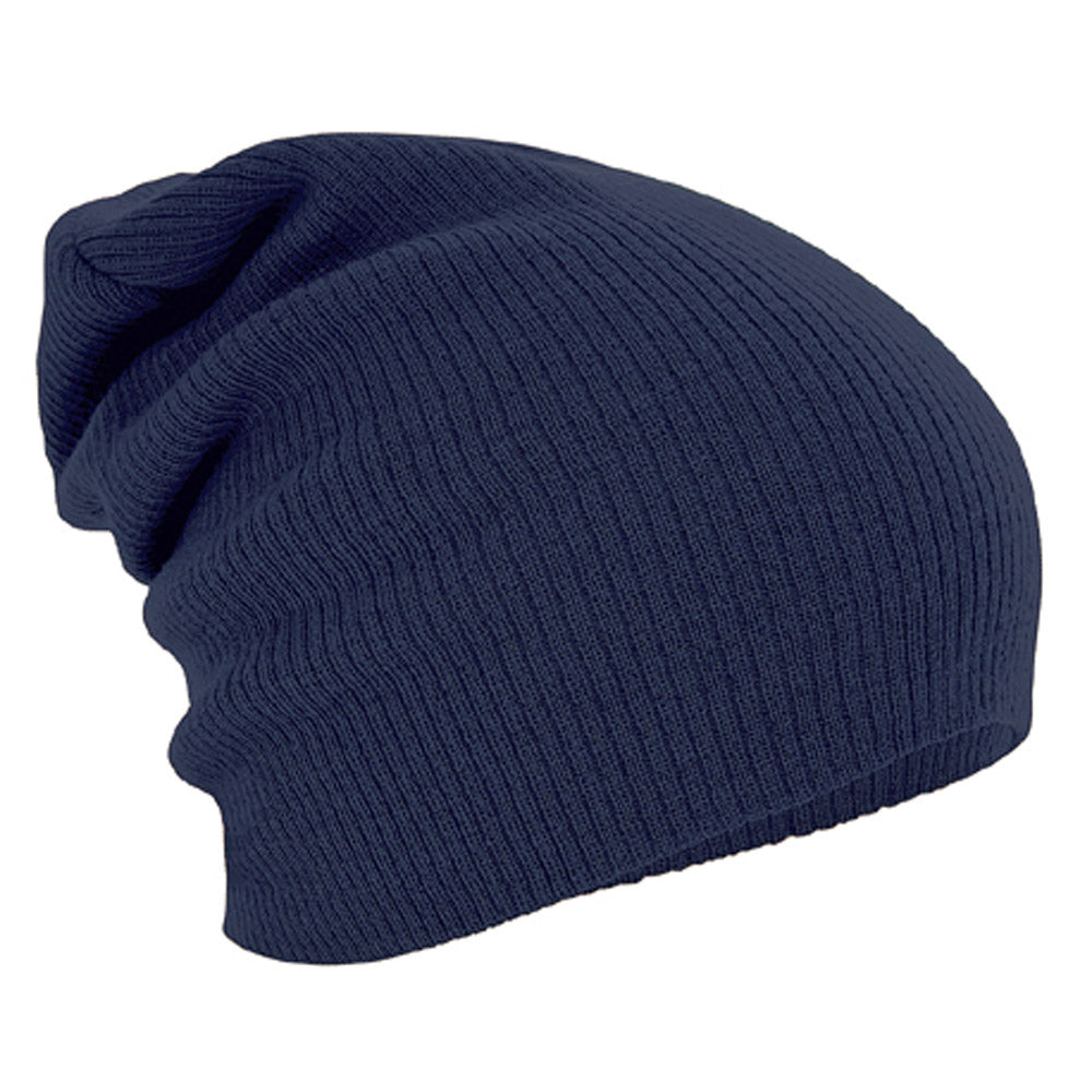 Beechfield Knitted Colours Slouch Beanie Hat