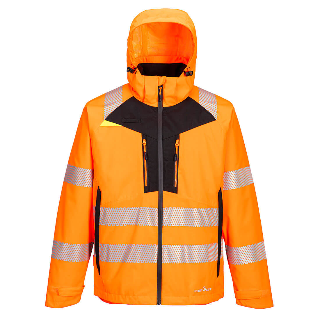 DX4 Hi-Vis 4-in-1 Jacket - Orange / Black