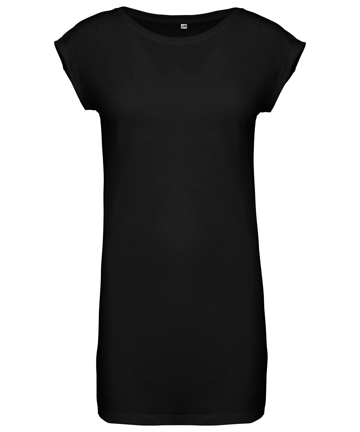 Ladies' long T-shirt - Black