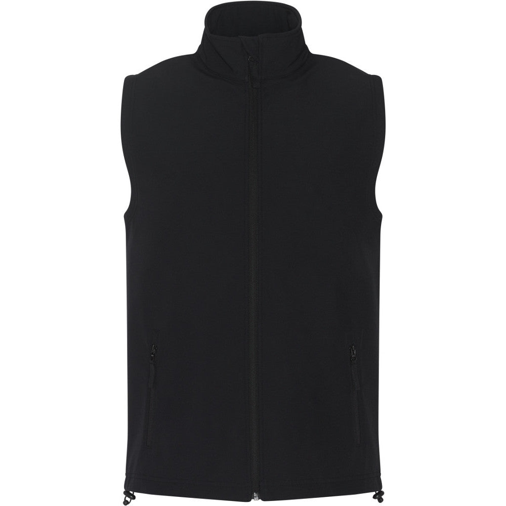 Brookes Mens Pro 2 Layer Relaxed Fit Softshell Gilet