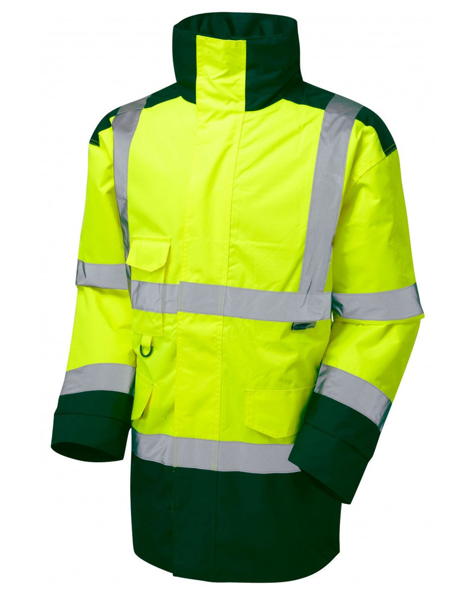 TAWSTOCK ISO 20471 Cl 3 Anorak - HV YELLOW/BOTTLE