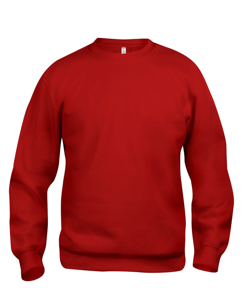 Basic Roundneck Sweatshirt - Red