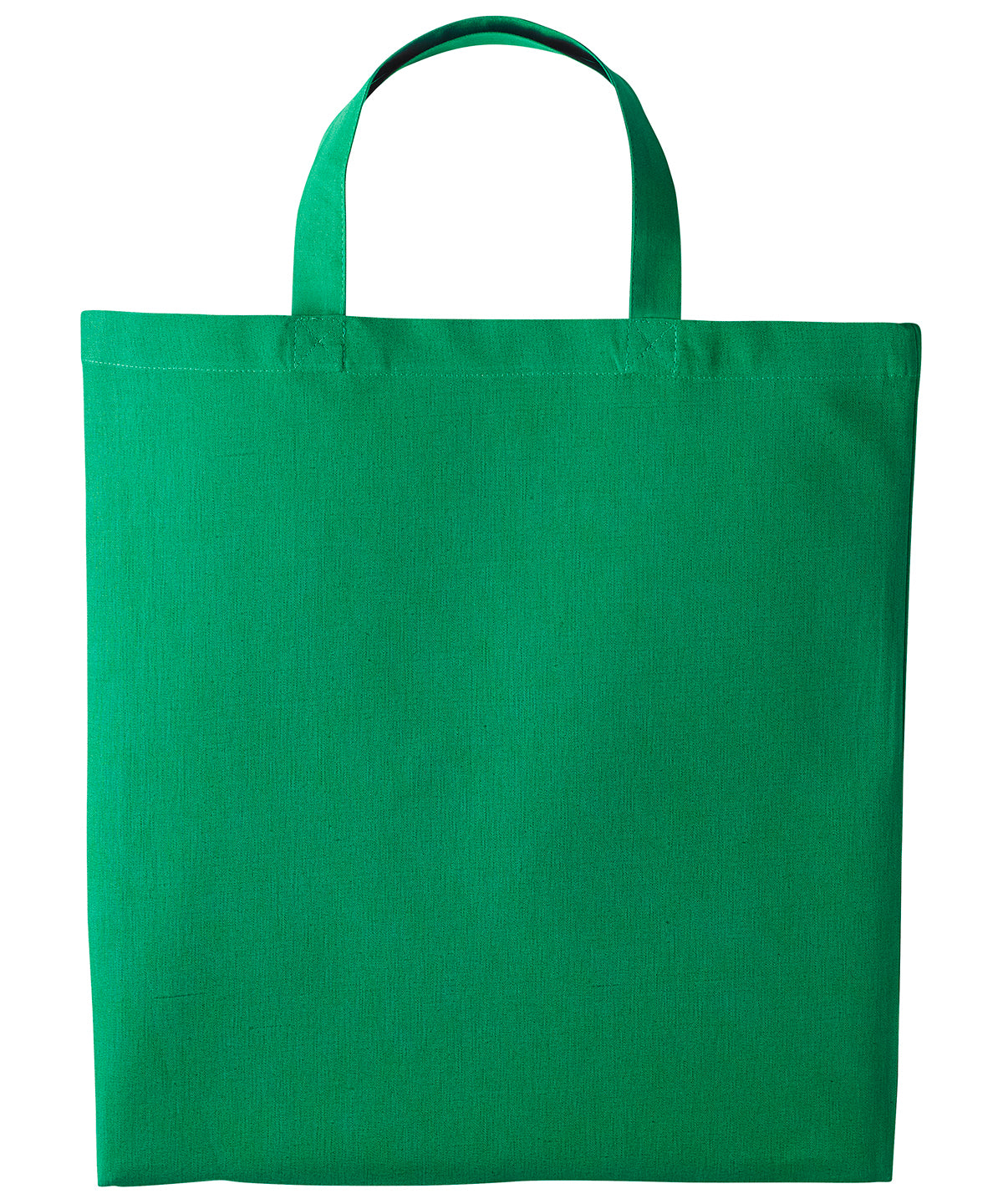 Cotton shopper short handle - Kelly Green