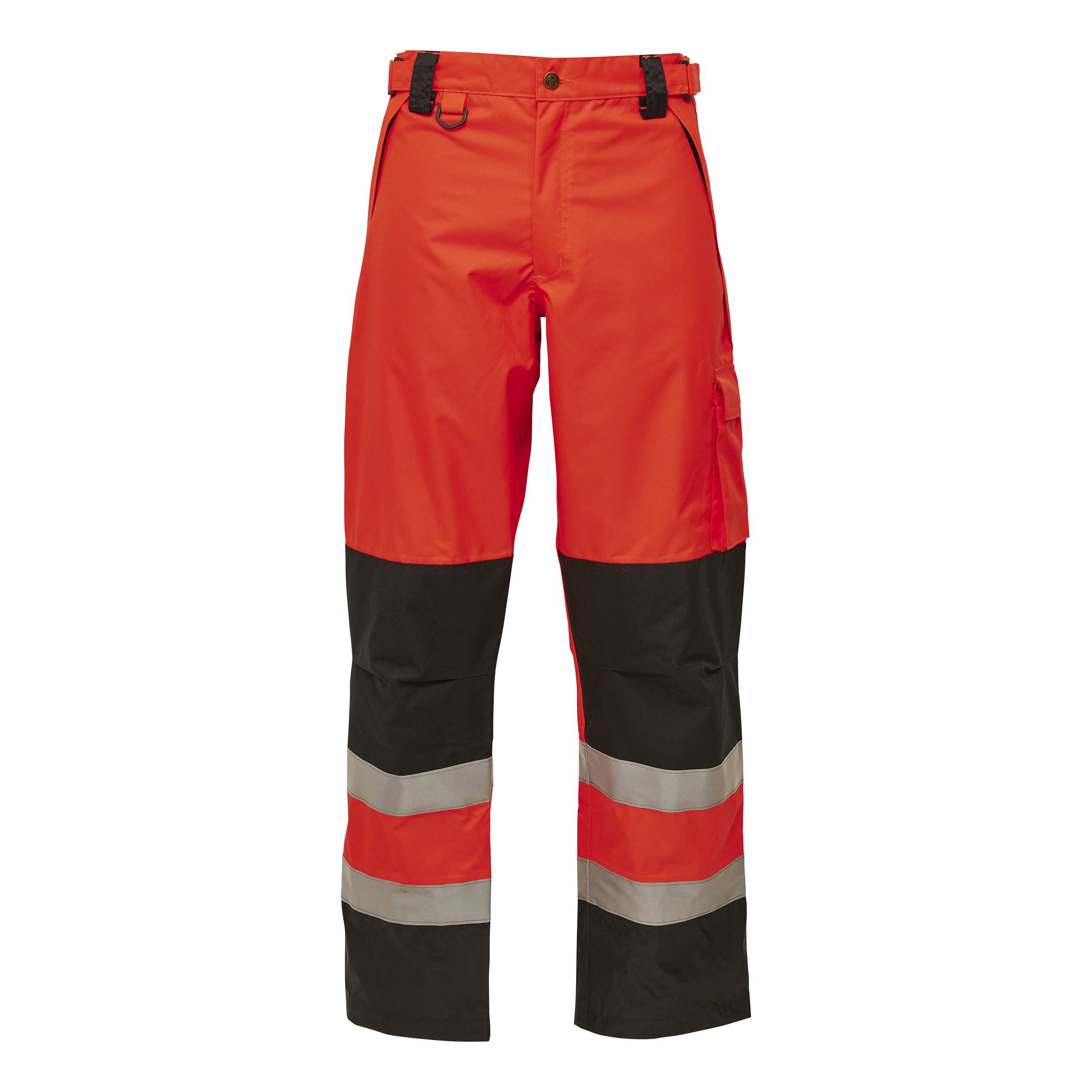 Visible Xtreme Oxford Trousers - Fl. Red/black