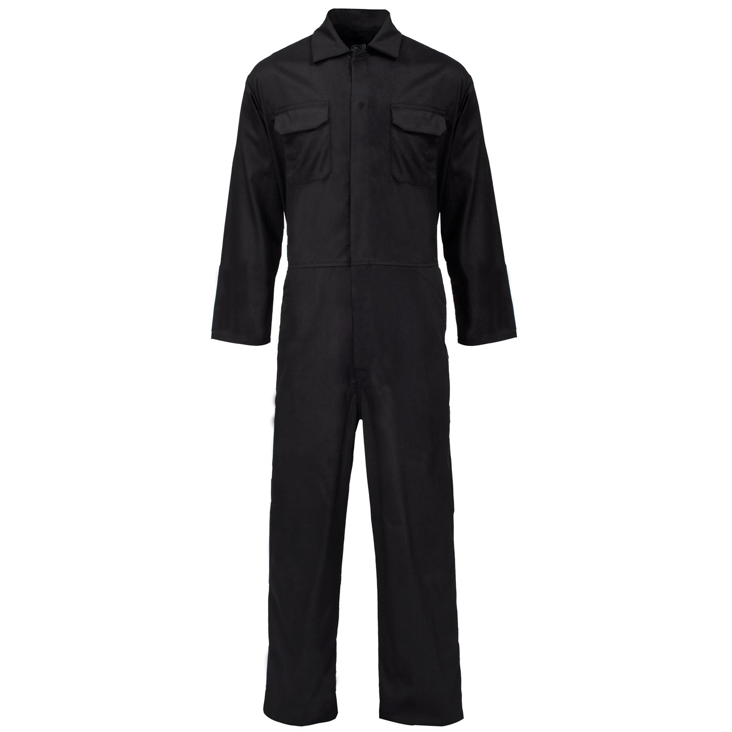 Poly Cotton Coverall Red 210gms- S - Black