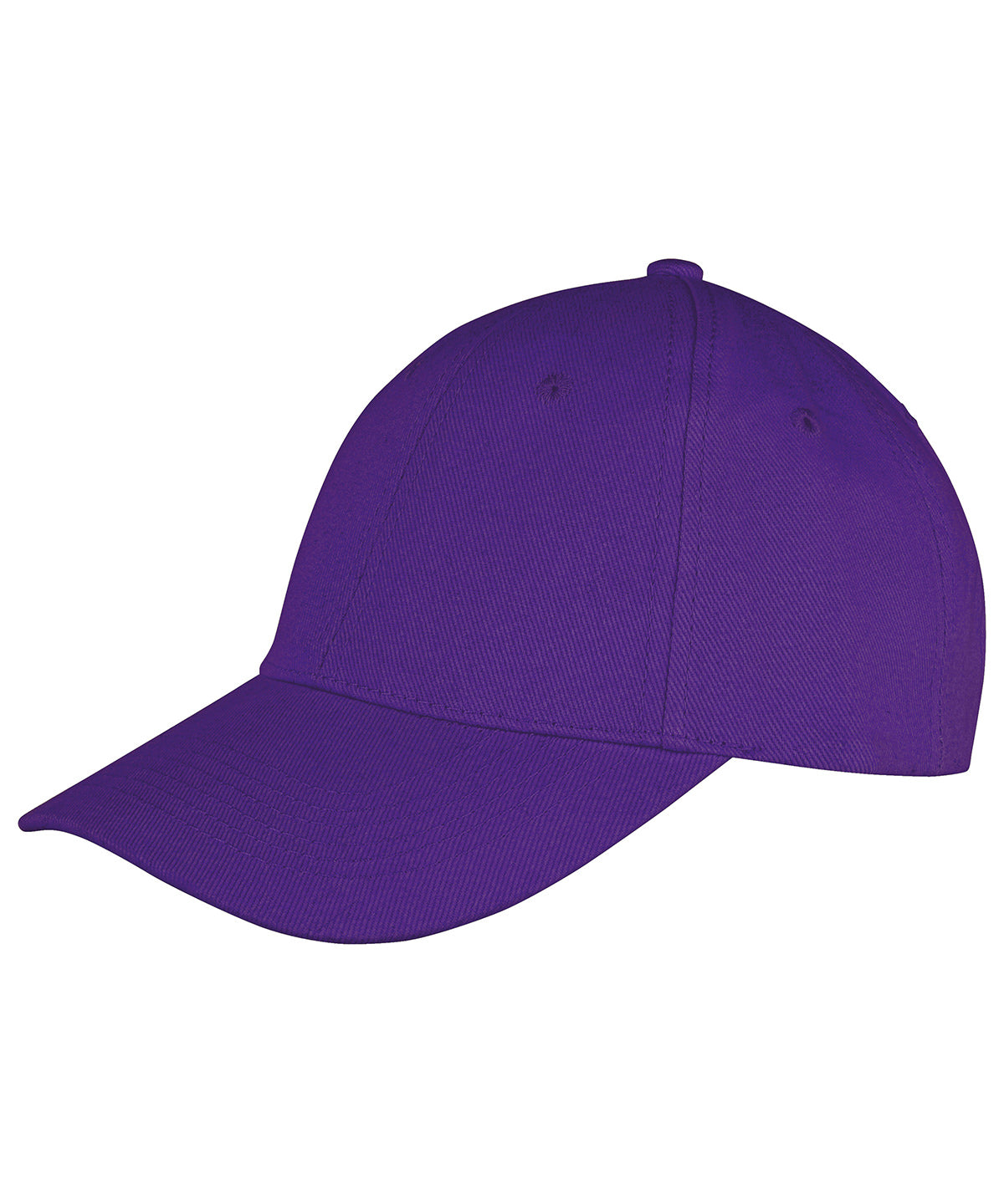 Memphis 6-panel brushed cotton low profile cap - Purple