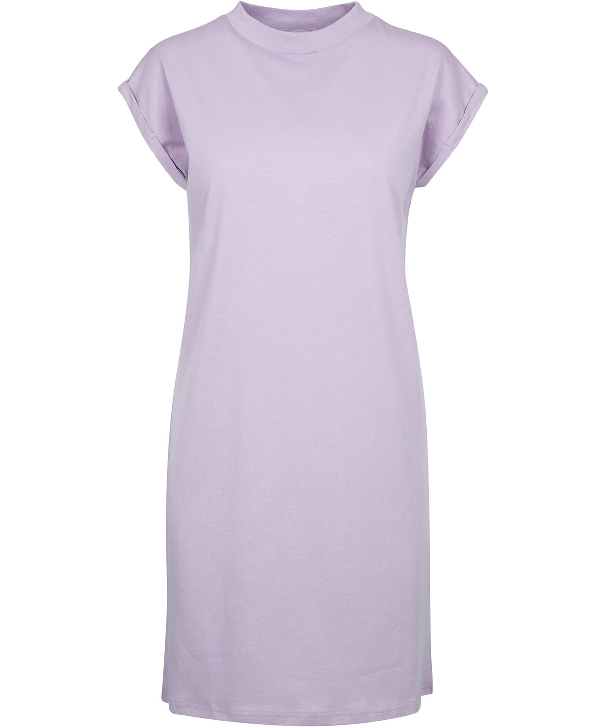 Women's turtle extended shoulder dress - Lilac