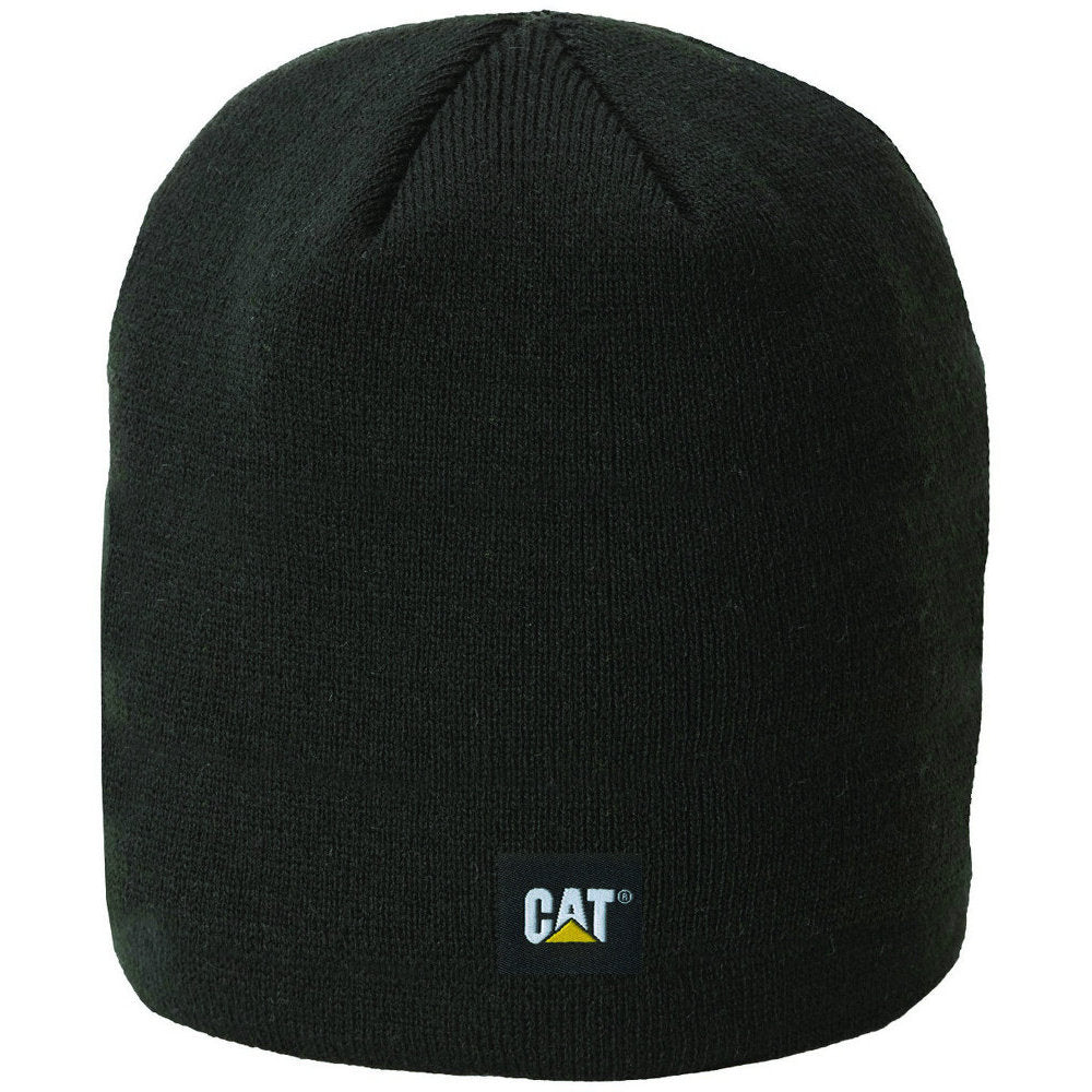 CAT Workwear Mens & Womens/Ladies 100% Acrylic Logo Knit Cap