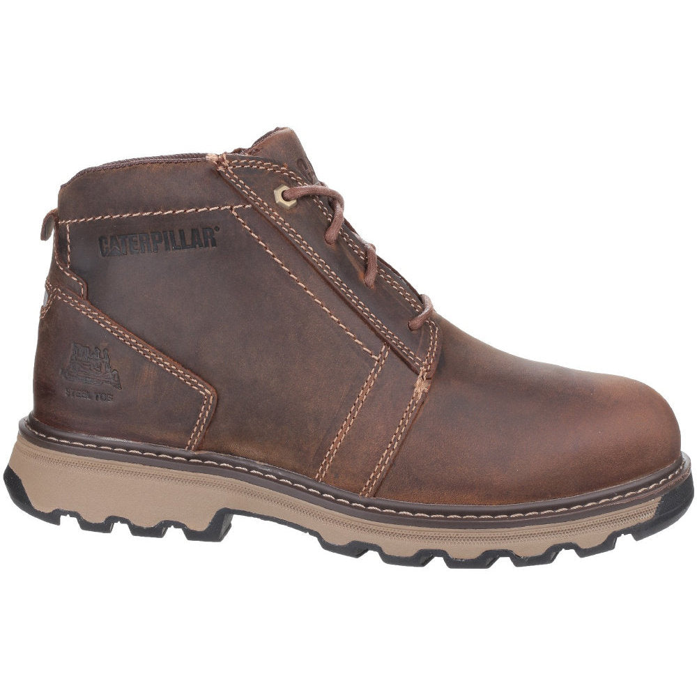 CAT Workwear Mens Parker Lightweight Leather S1P Safety Boots