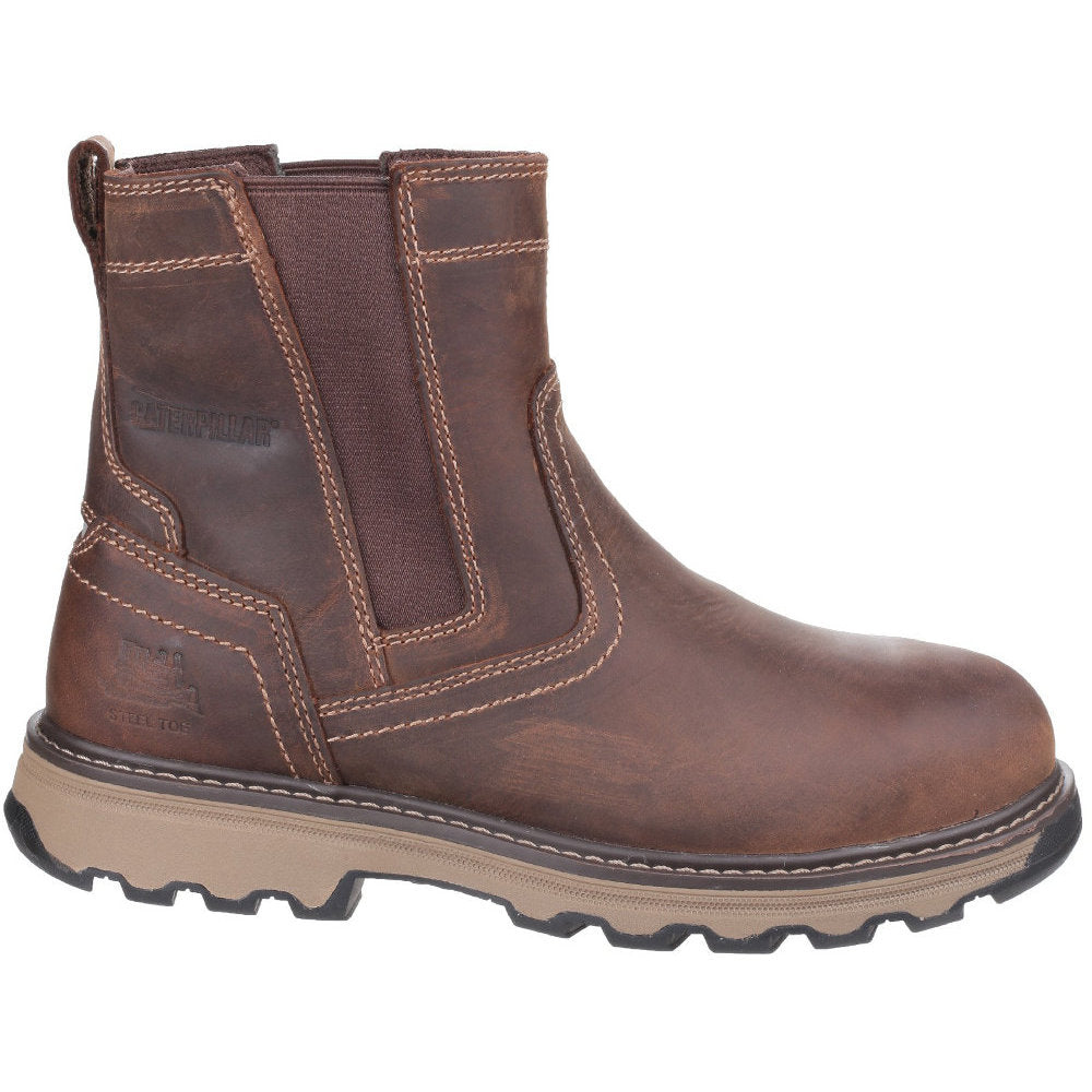 CAT Workwear Mens Pelton Lightweight Leather S1P Safety Deal Boots