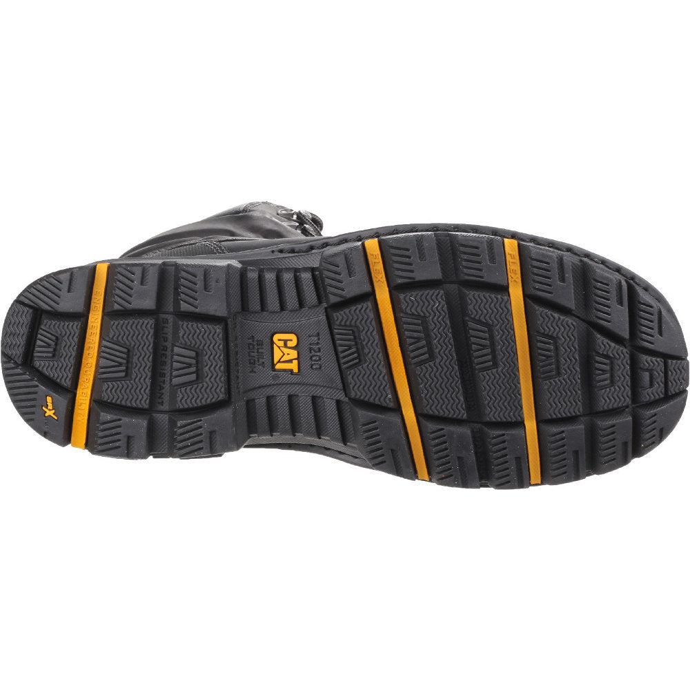 CAT Workwear Mens Premier Waterproof Leather S3 Safety Boots