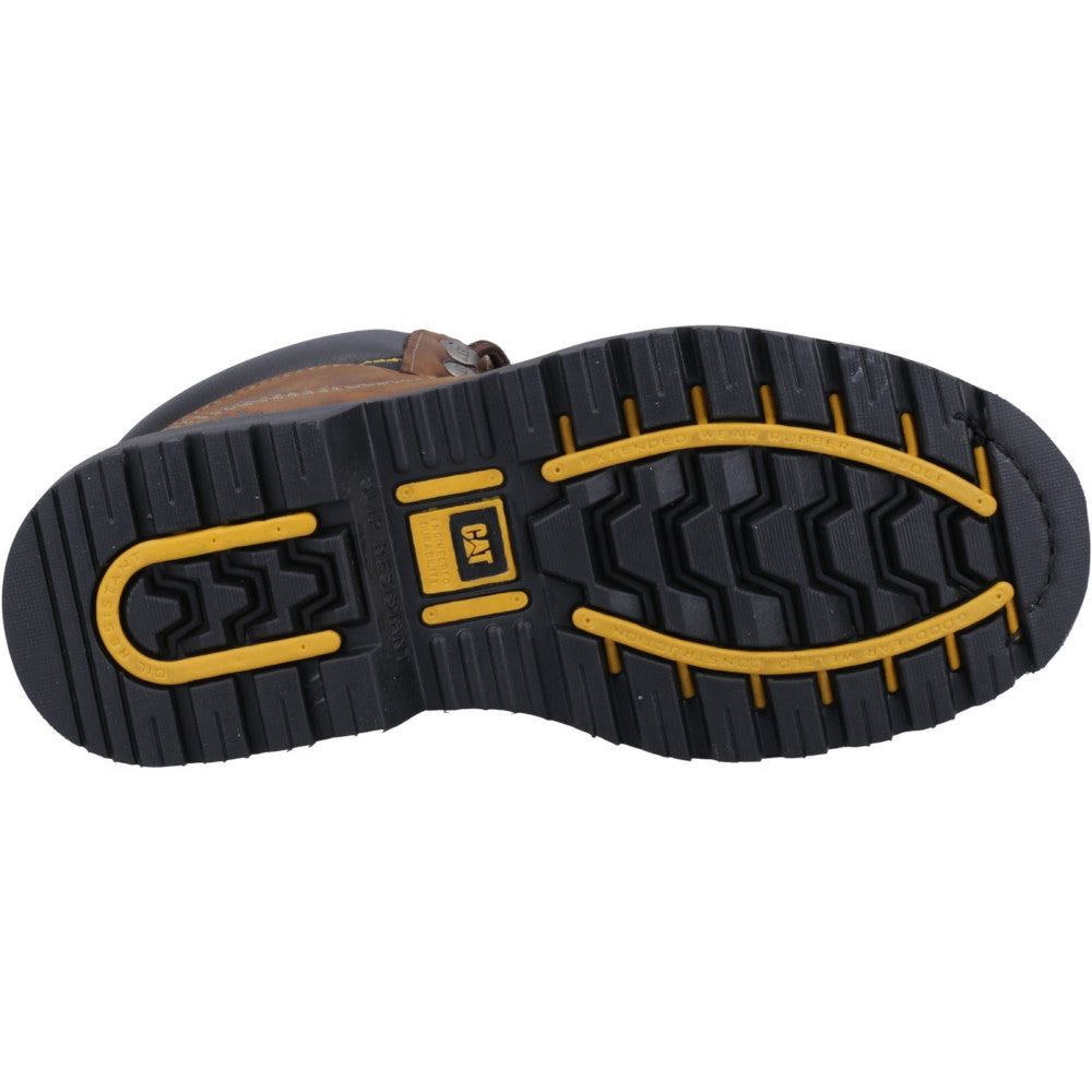 Caterpillar Mens Holton SB Safety Work Boots Brown