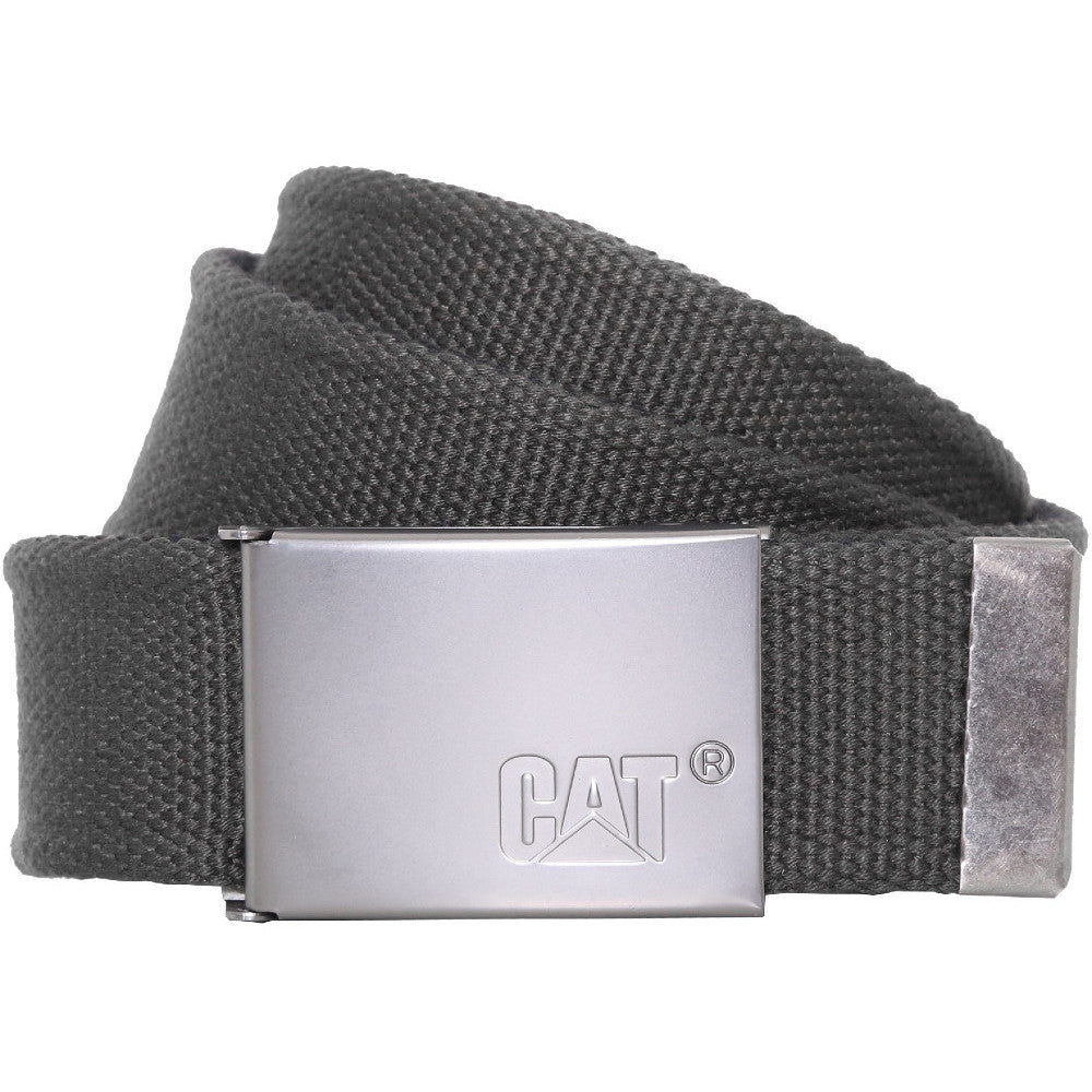 CAT Workwear Mens Value Logo Metal Buckled Work Belt