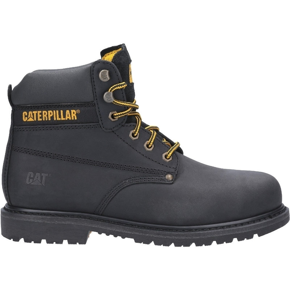 Caterpillar Mens Powerplant GYW Lace Up Leather Safety Boots