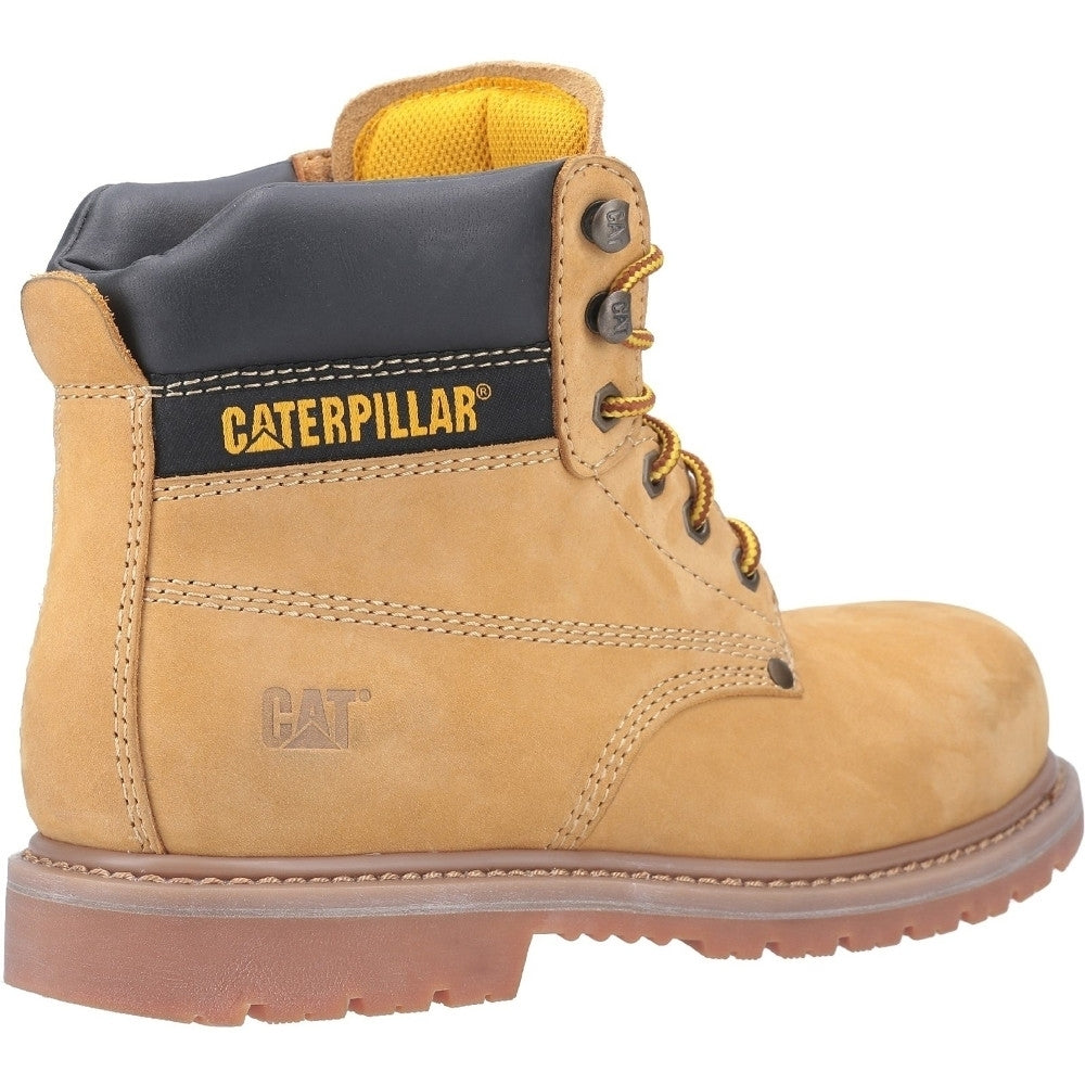 Caterpillar Mens Powerplant GYW Lace Up Leather Safety Boots
