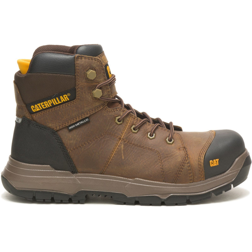 CAT Workwear Mens Crossrail Durable 2.0 Leather Safety Boots