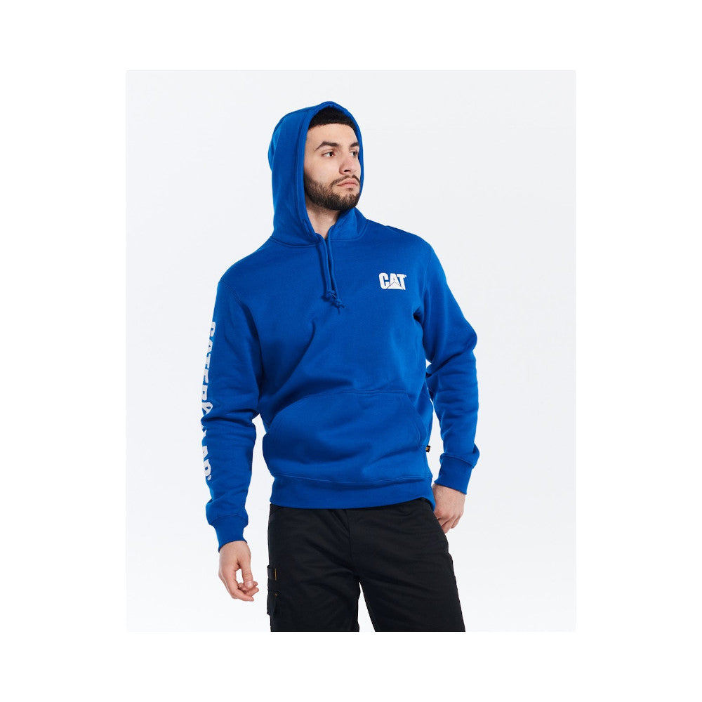 CAT Workwear Mens Trademark Banner Hooded Sweatshirt