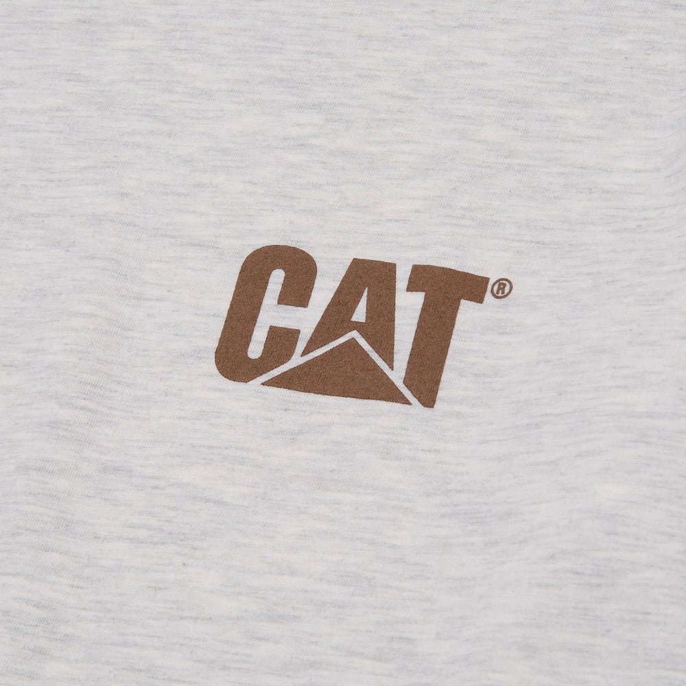 CAT Workwear Mens Trademark Banner Long Sleeve T Shirt