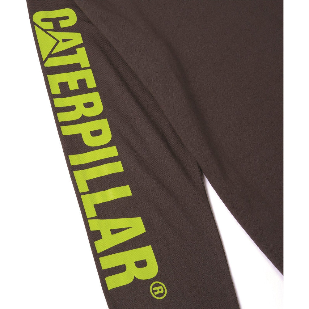 CAT Workwear Mens Trademark Banner Long Sleeve T Shirt