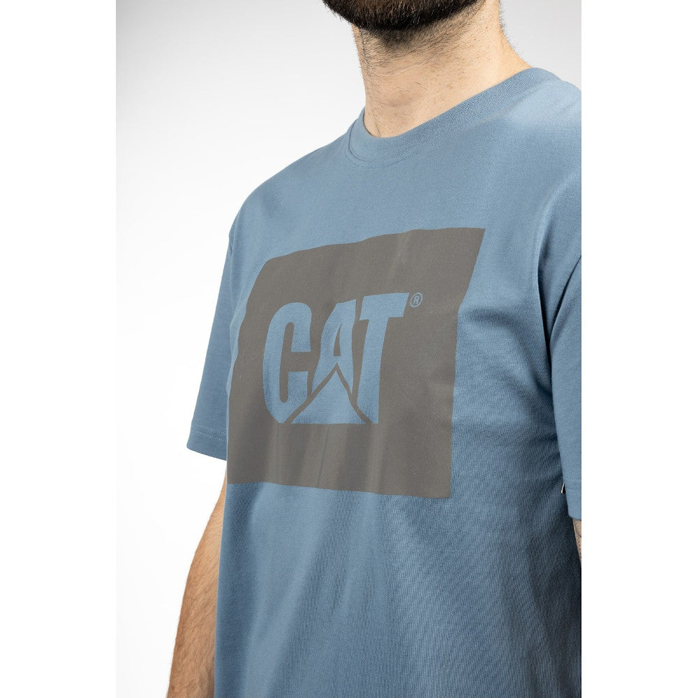CAT Workwear Mens Graphic Cotton Blend Short Sleeve T Shirt