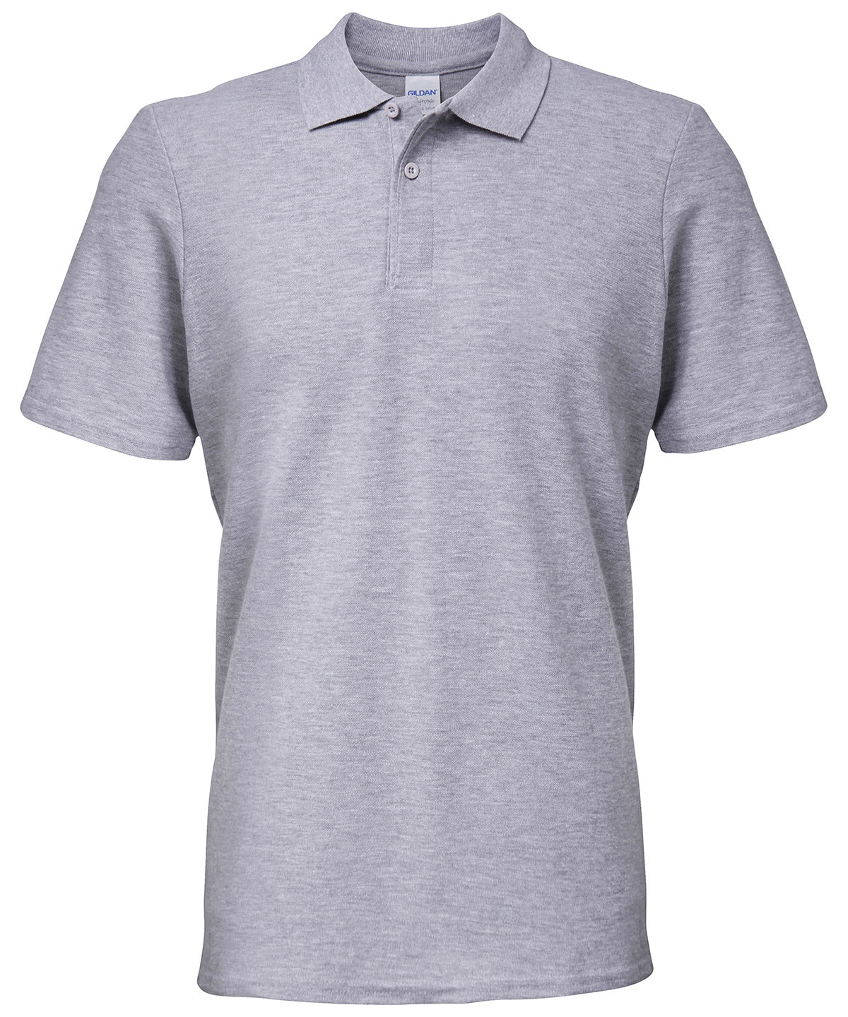 Softstyle™ adult double piqué polo - Ringspun Sport Grey