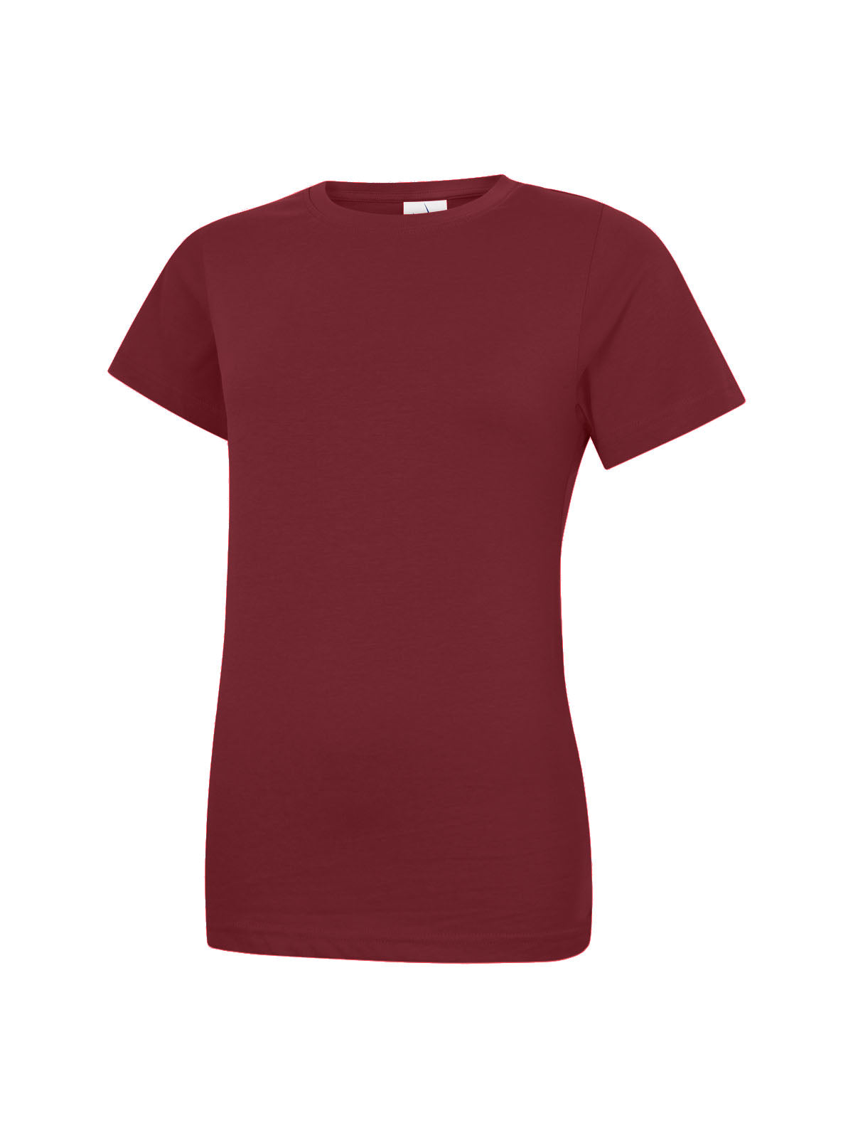 Ladies Classic Crew Neck T-Shirt - Maroon