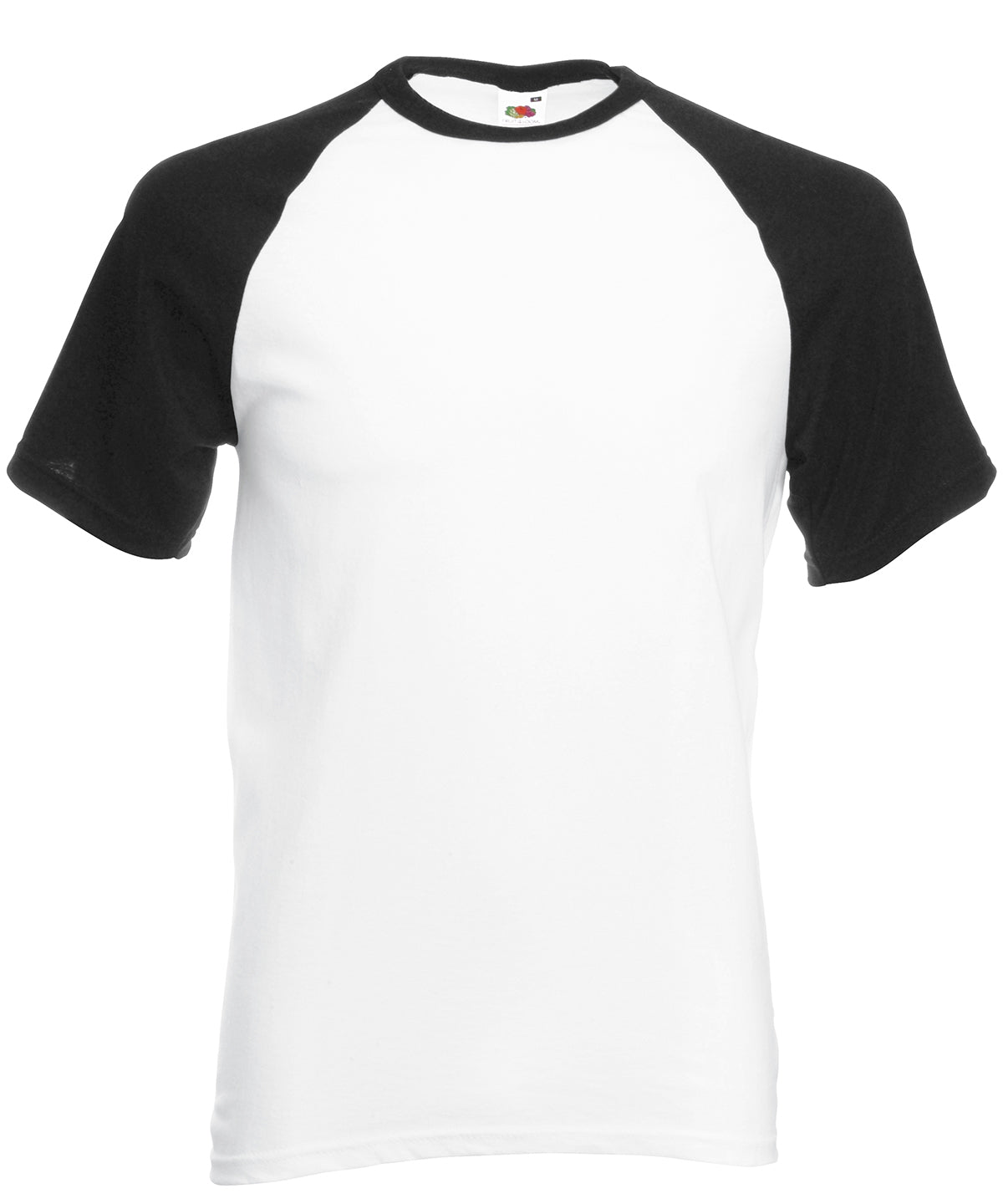Short sleeve baseball T - White/Black
