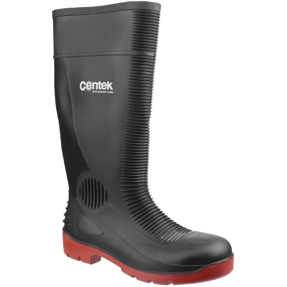 Centek Mens FS338 Compactor Waterproof Safety Wellington Boots