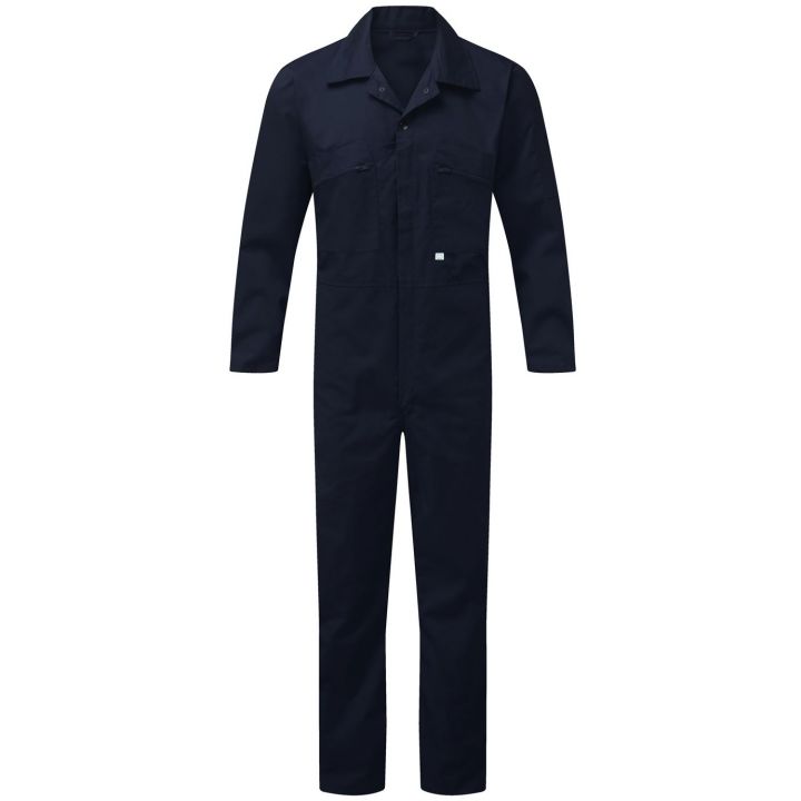 FORT ZIP FRONT COVERALL - Navy Blue
