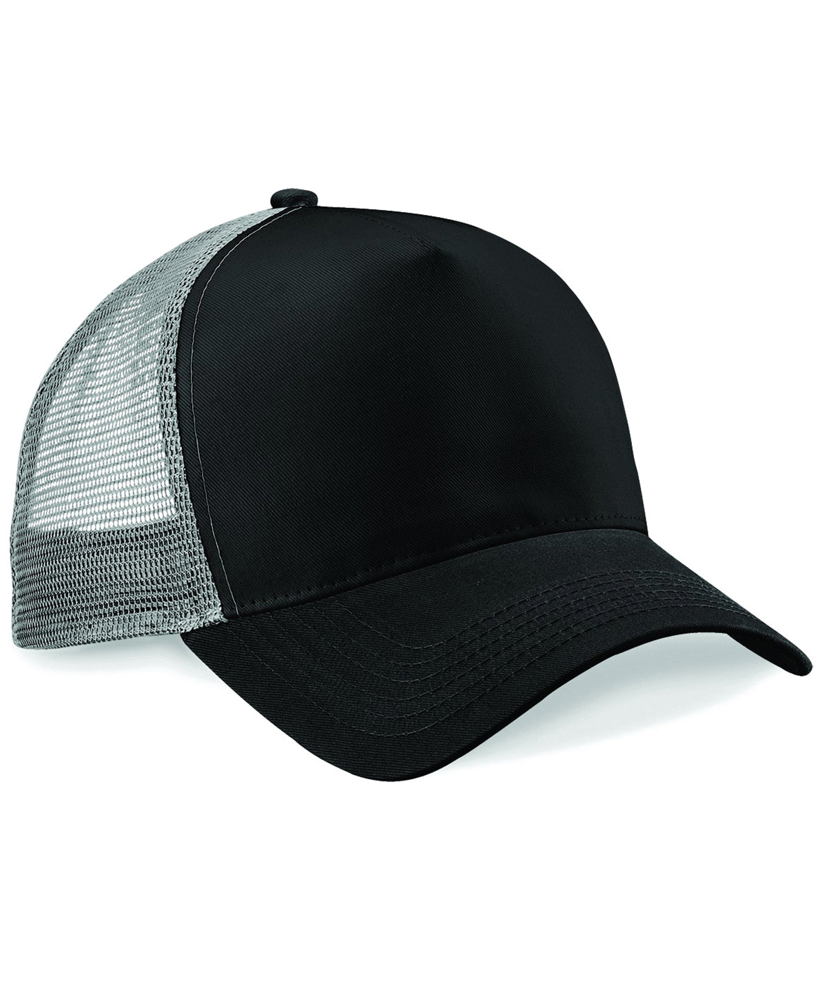Snapback Trucker - Black/Light Grey