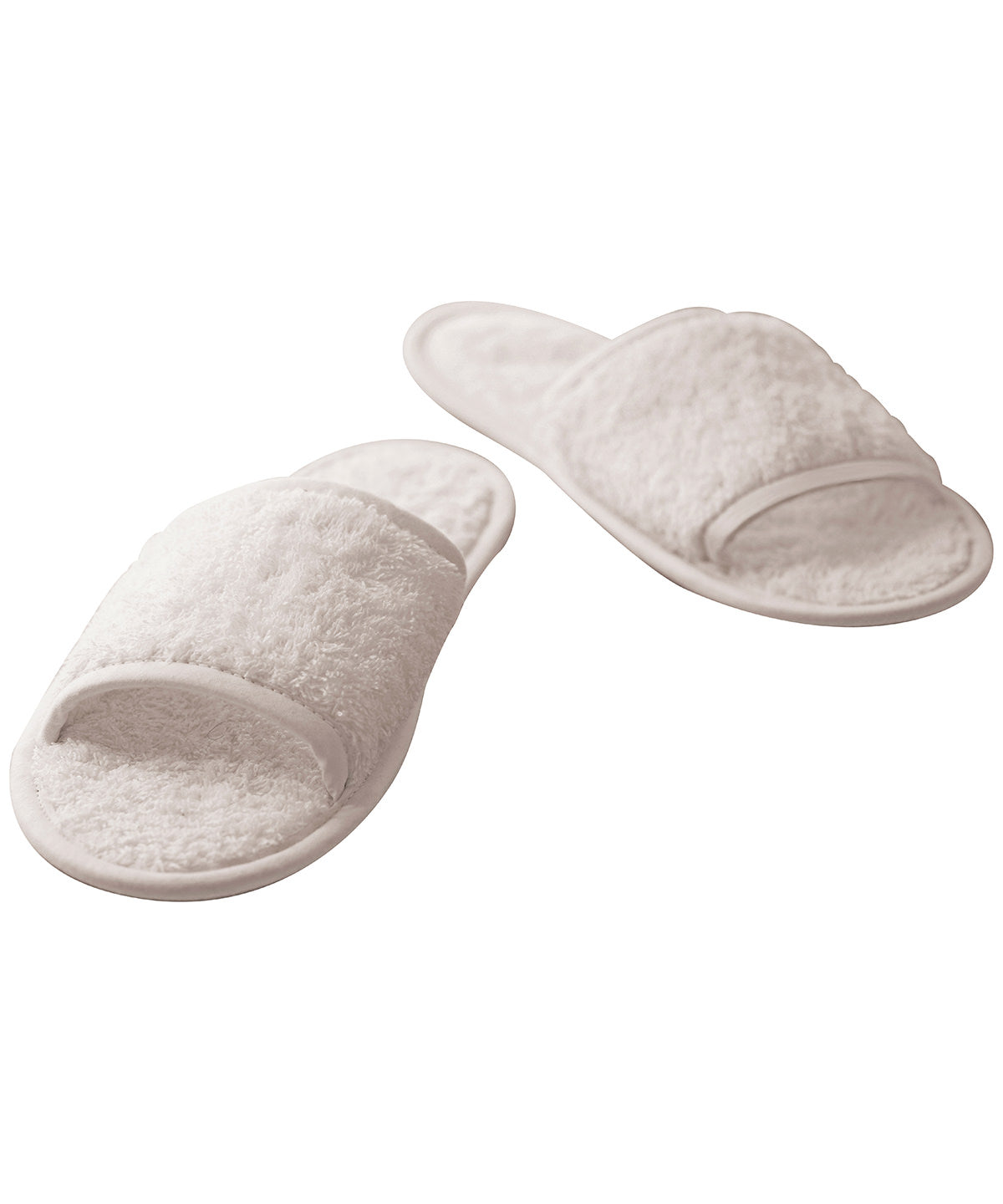 Classic terry slippers (open-toe) - White