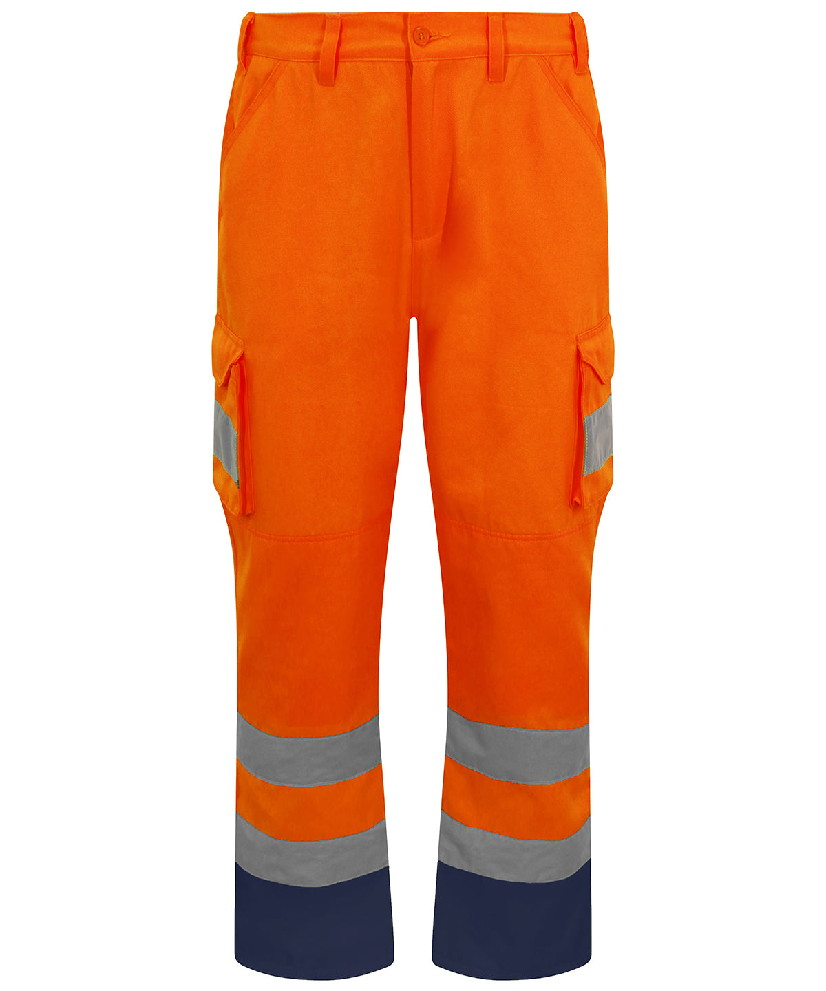 Hi-Vis Cargo Trousers - HV Orange