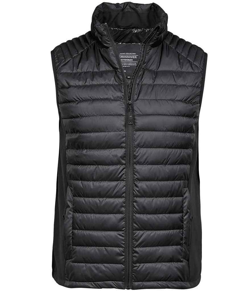 Tee Jays Crossover Padded Bodywarmer - Black/Black