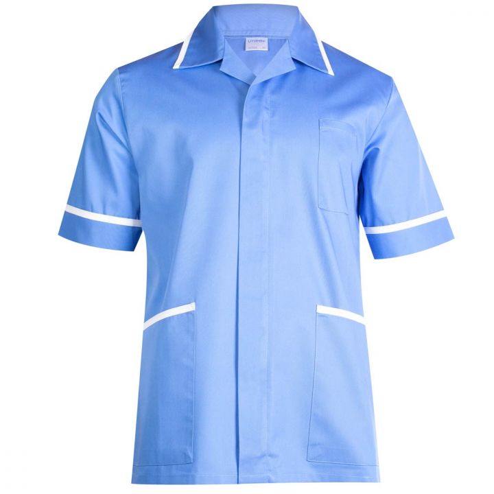Mens Premium Tunic - Hospital Blue
