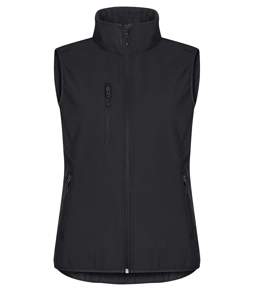 Women's Classic Softshell Vest - Black