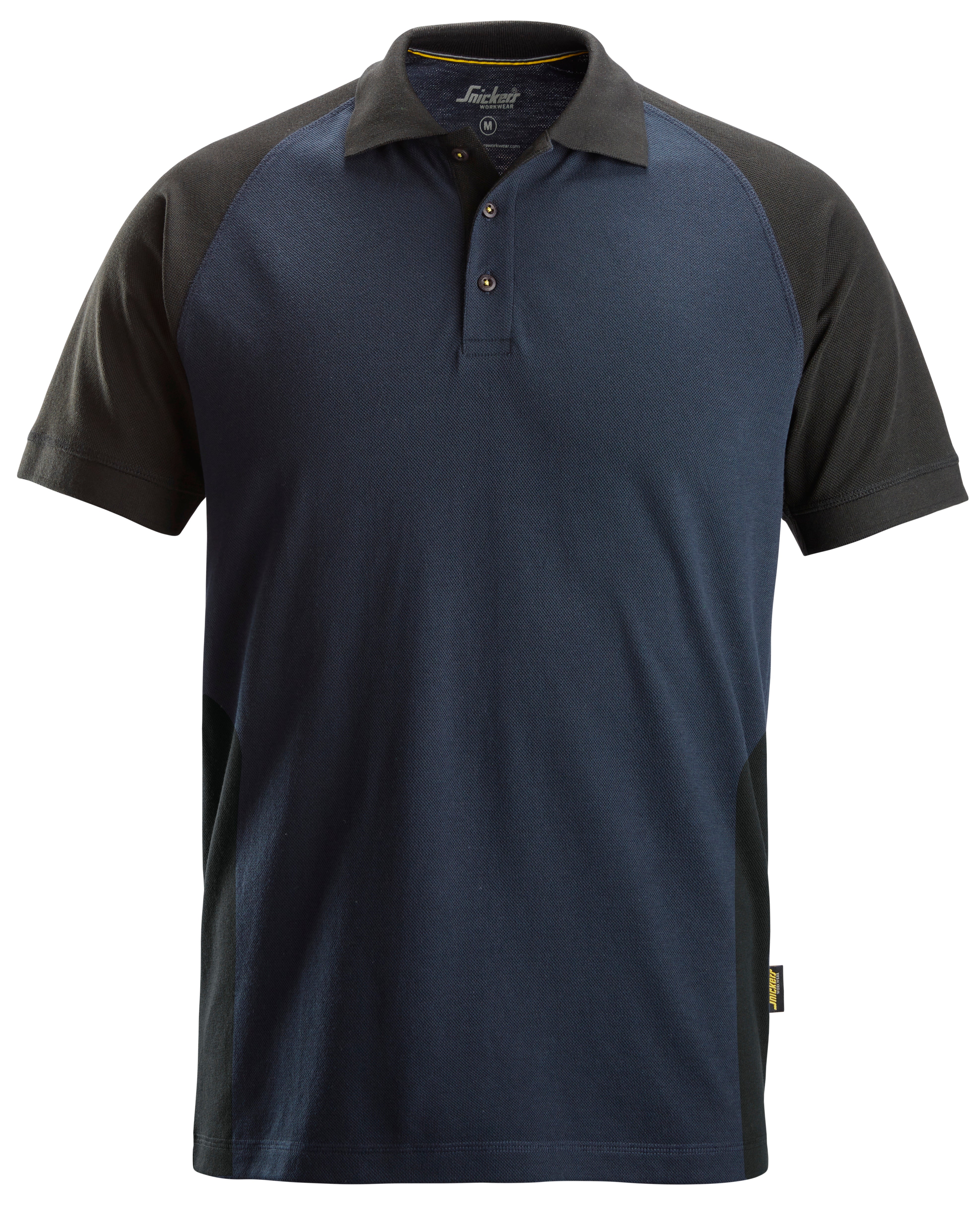 Two-Coloured Polo Shirt - Navy\Black - 9504