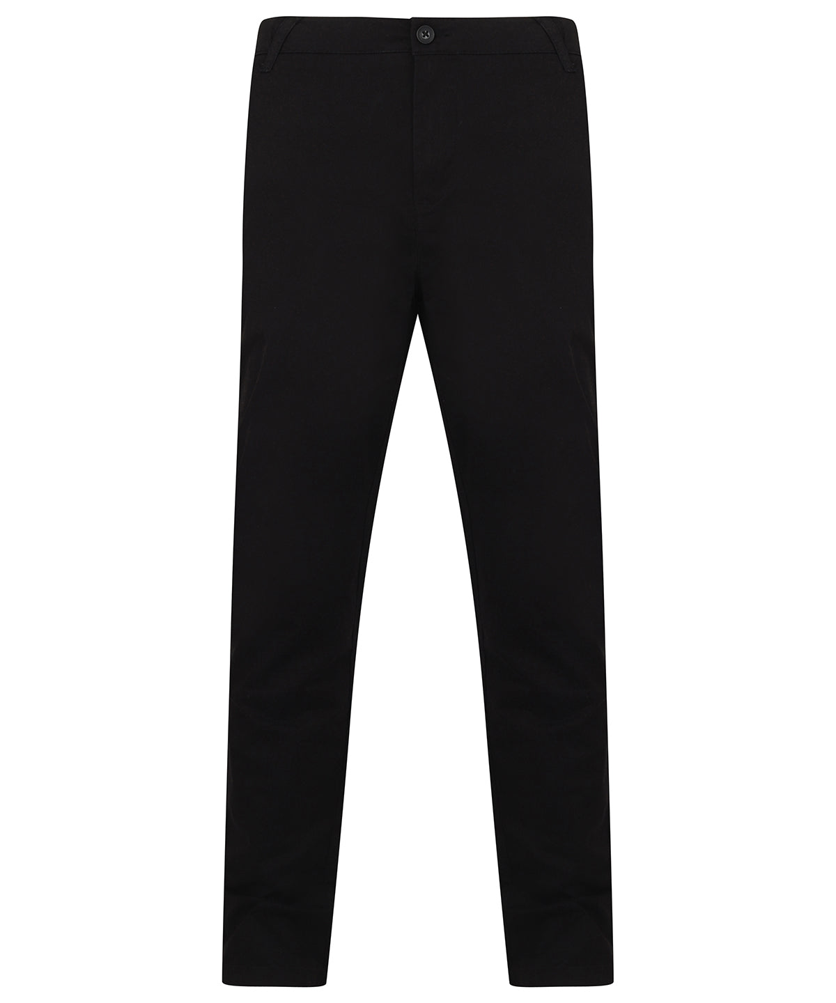 Stretch chinos with flex waistband - Black