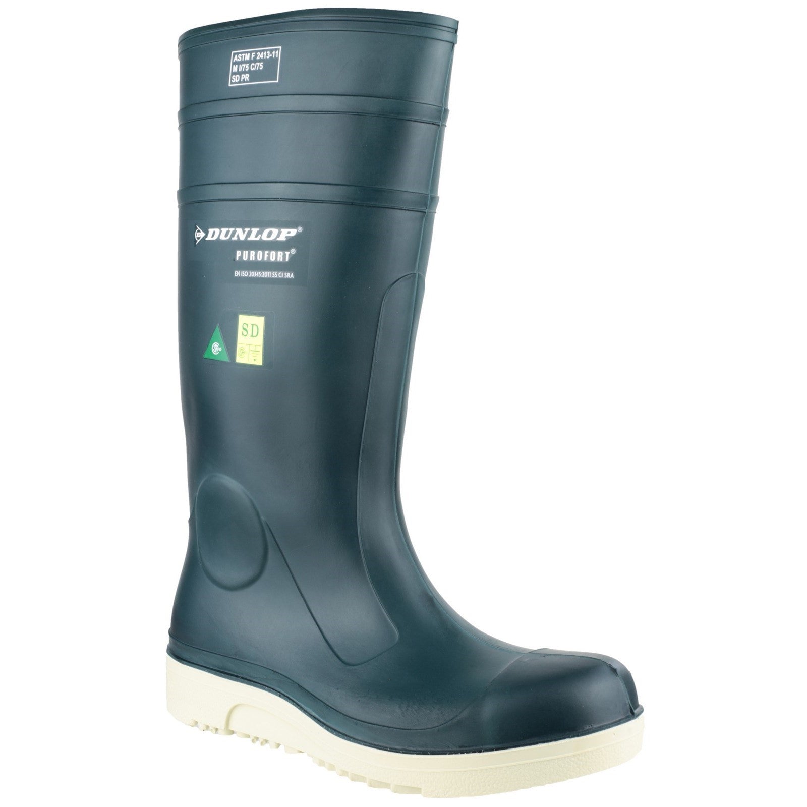 Purofort Comfort Grip Full Safety Wellington - Blue
