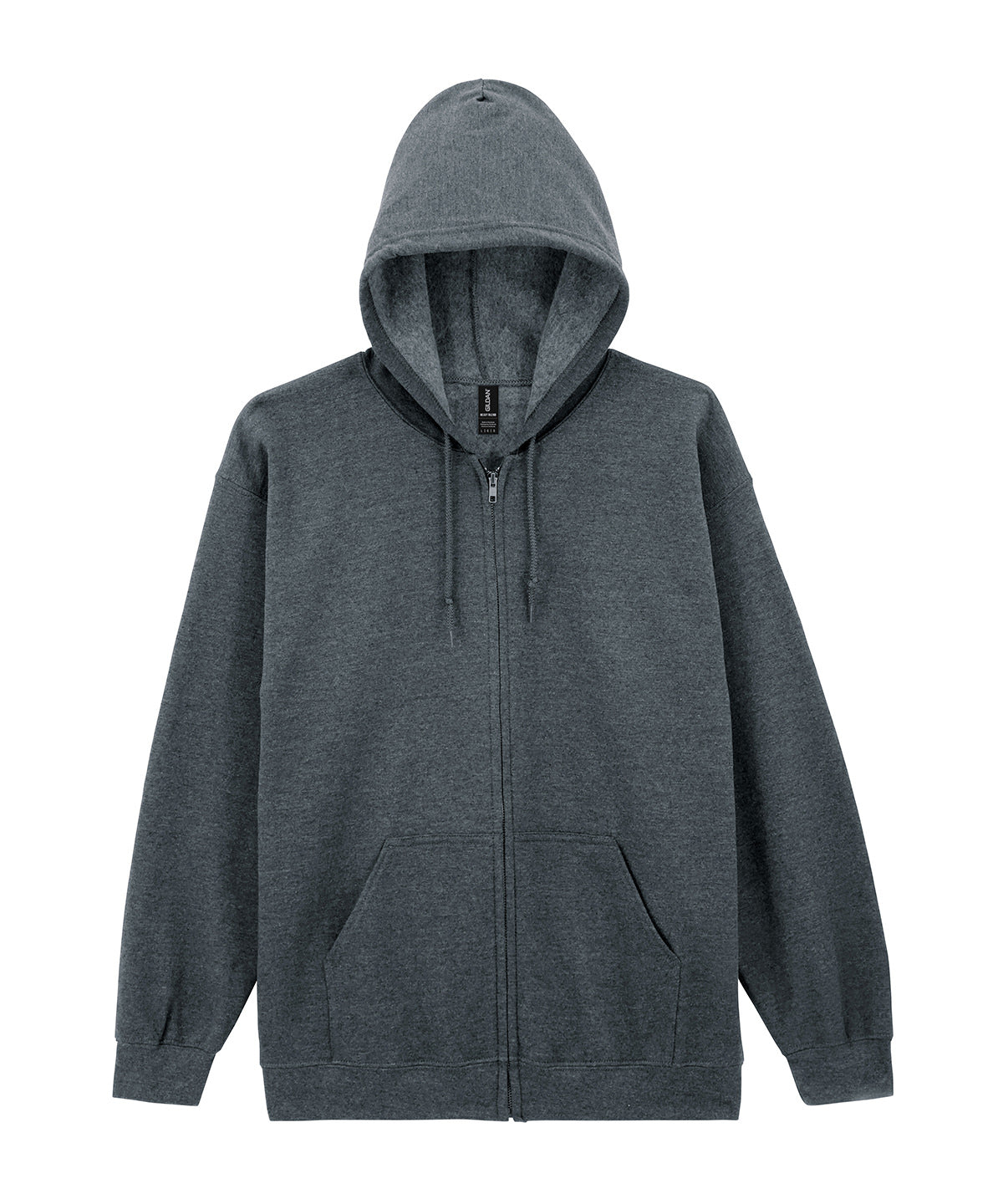 Heavy Blend™ full zip hooded sweatshirt - Dark Heather*