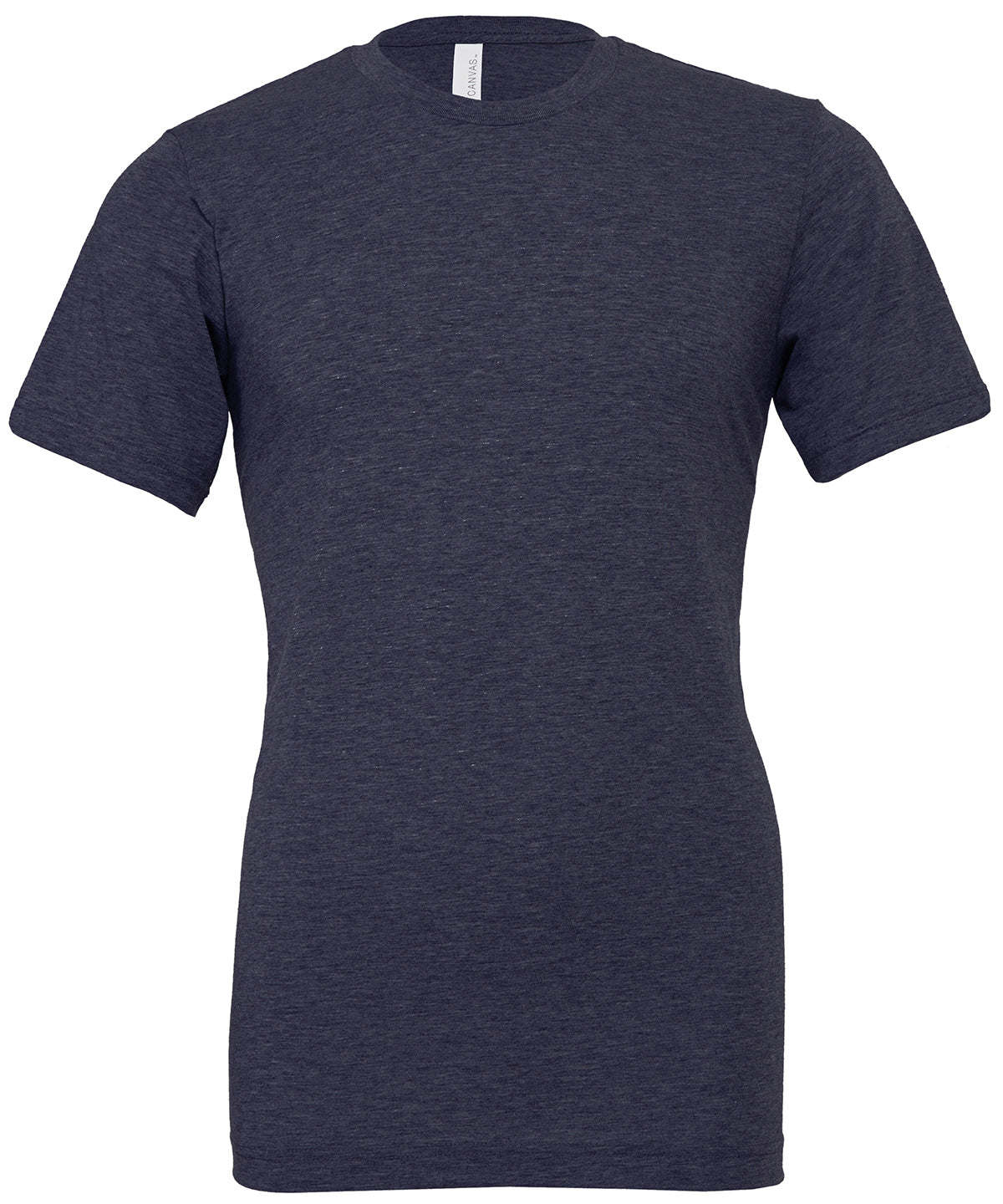 Unisex heather CVC short sleeve t-shirt - Heather Midnight Navy
