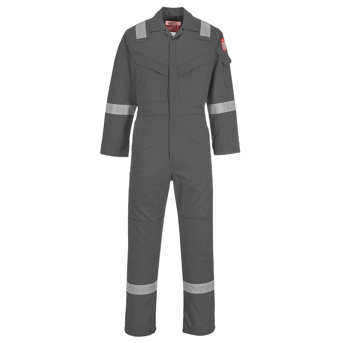 Flame Resistant Super Light Weight Anti-Static Coverall 210g - Grey