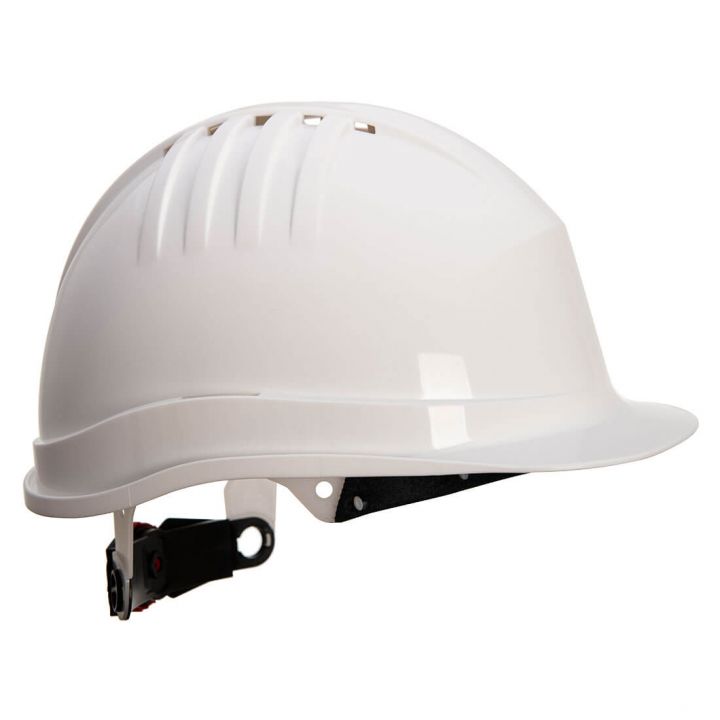 Expertline Safety Helmet (wheel ratchet) - White