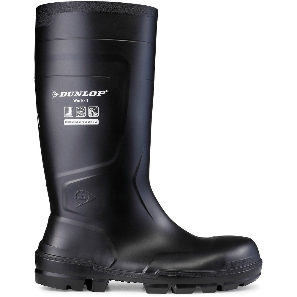 Dunlop Mens Work-It Steel Toe Cap Full Safety Wellingtons