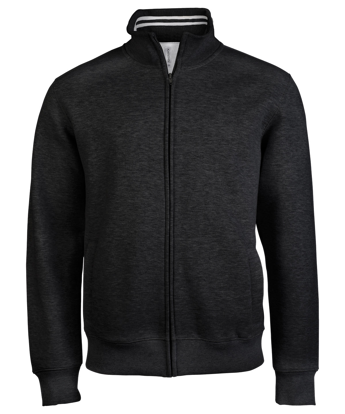 Men's full zip sweat jacket - Black