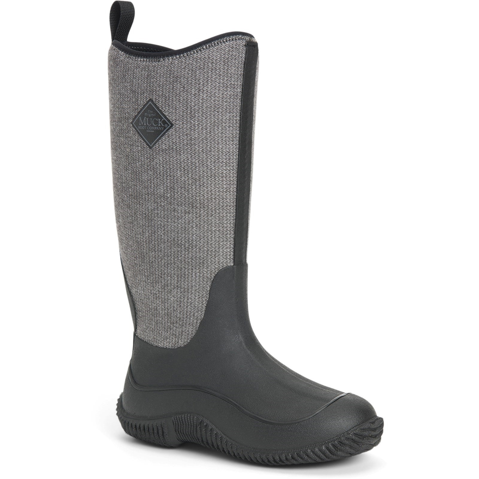Hale Wellingtons - Black W/ Fuzzy Herringbone