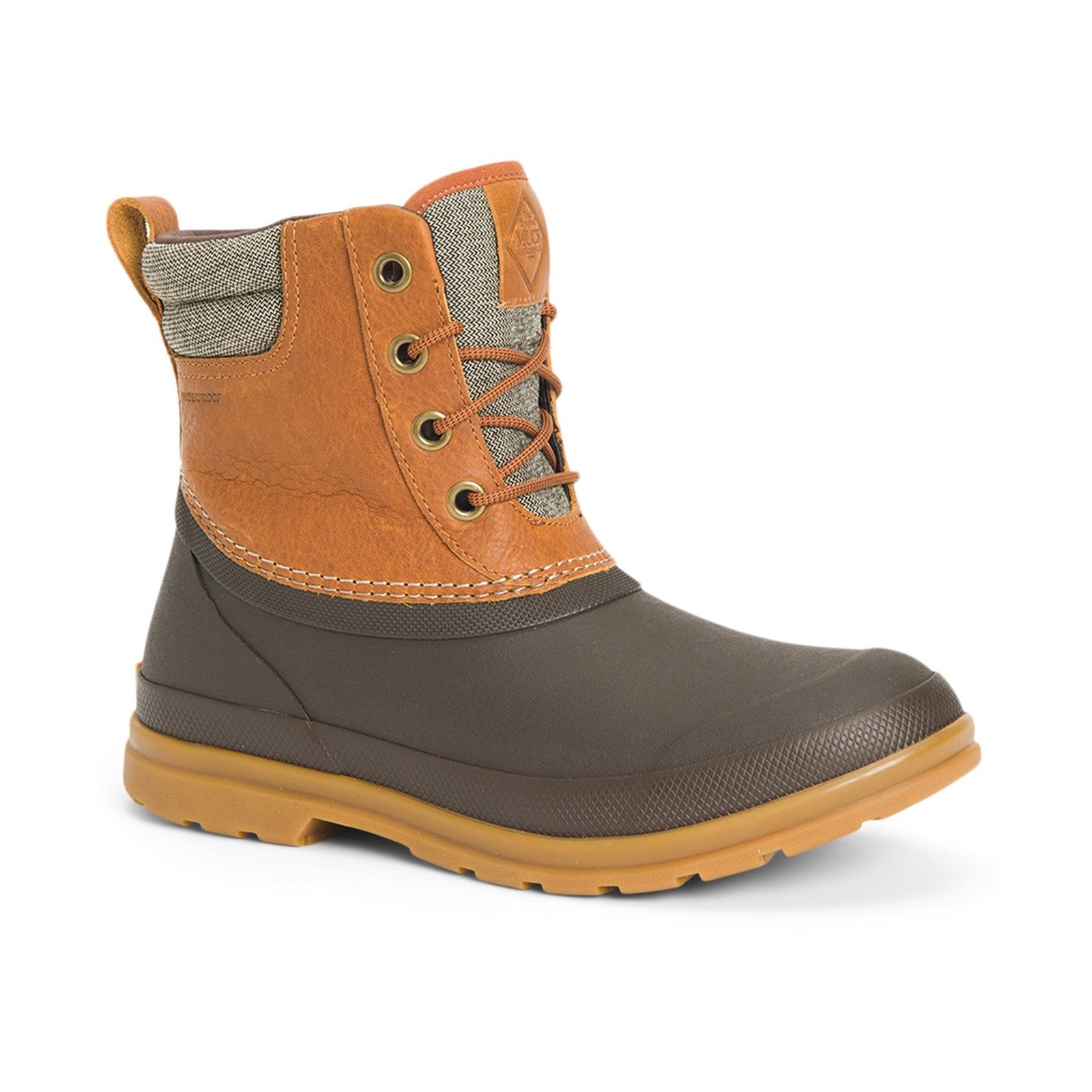 Originals Duck Lace Wellingtons - Tan/Dk Brown